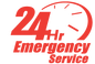 24 hr emergency service logo